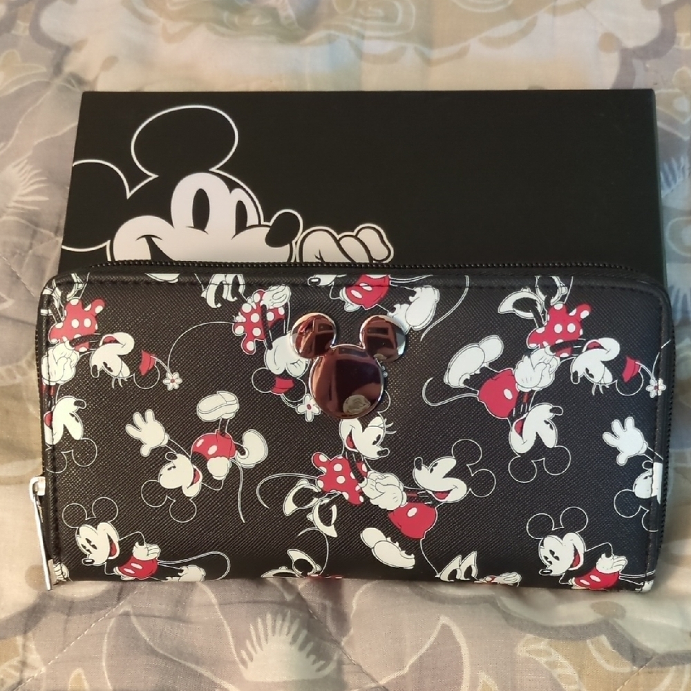 Disney Black and Red Mickey Mouse Wallet